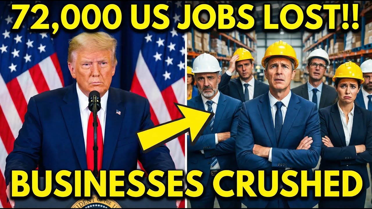 72,000 US Jobs LOST | US Businesses CRUSHED by Trump’s Tariffs!