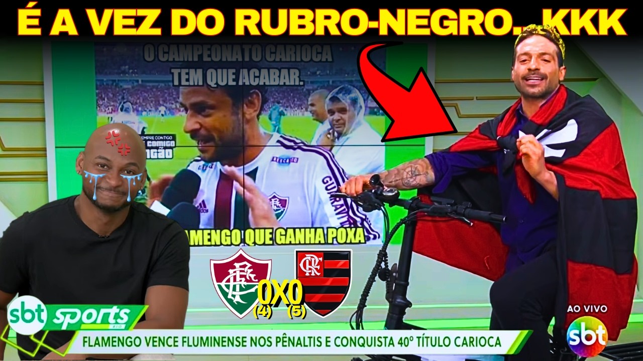 🔥 VENÊ DE BICICLETA! ZOEIRA NO SBT SPORTS RIO APÓS TÍTULO DO FLA - É NOSSA VEZ!