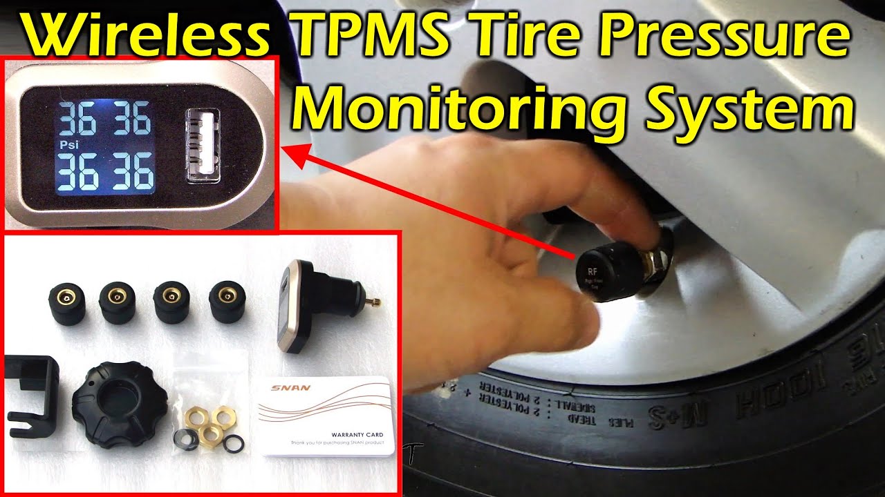 Wireless TPMS Tire Pressure Monitoring System Full Review