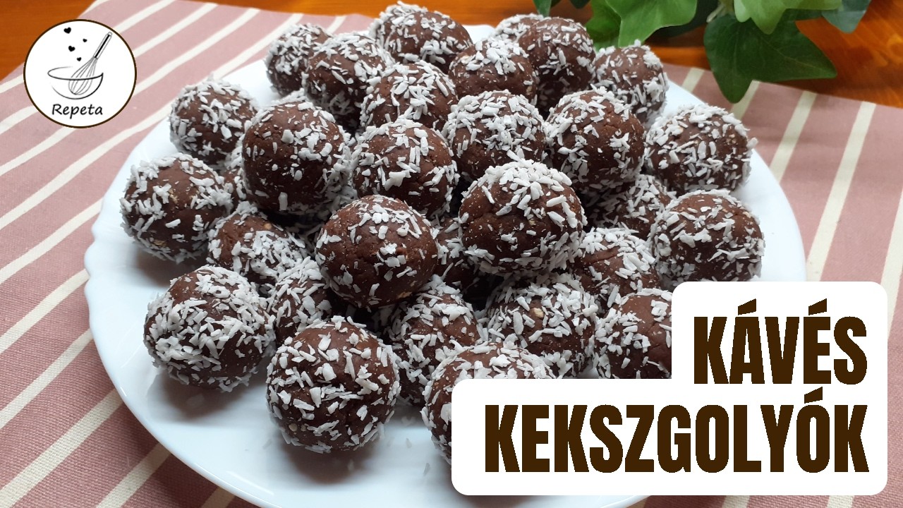 Kávés kekszgolyó ☕🍫 Gyors édesség sütés nélkül