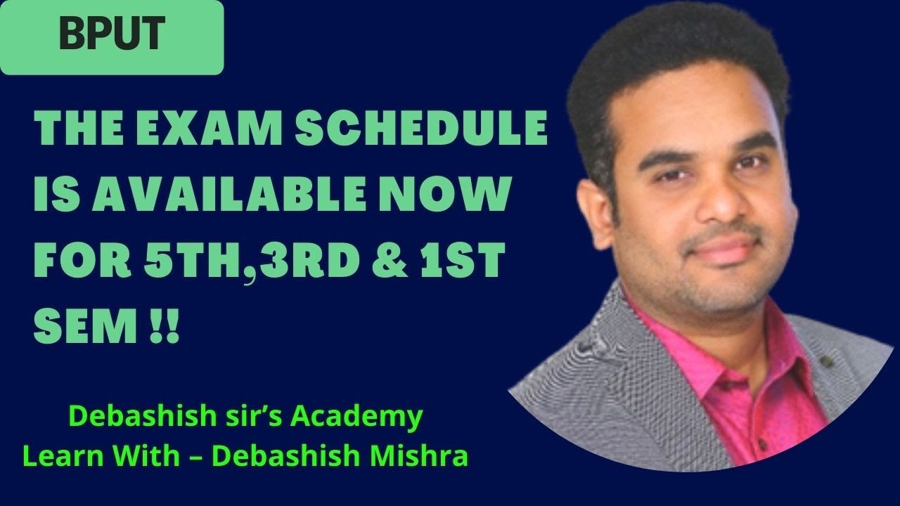 BPUT EXAM SCHEDULE FOR  2ND PHASE IS AVAILABLE NOW || MUST WATCHED.