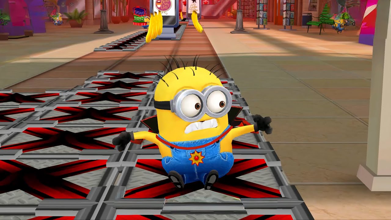 Minion Rush Vampire Minion Unlocked Red Zone! Level 833 Gameplay (The Mall) PC 4K