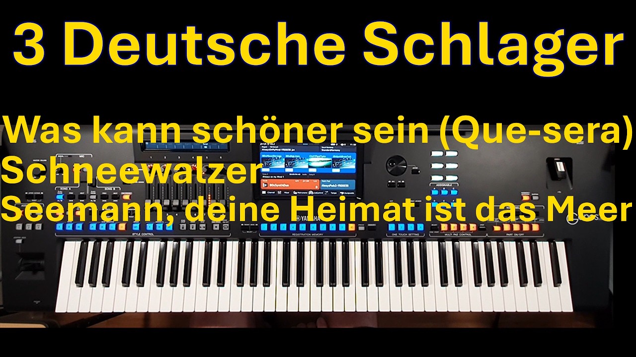 Drei alte Deutsche Schlager YAMAHA Genos2 Cover Versionen