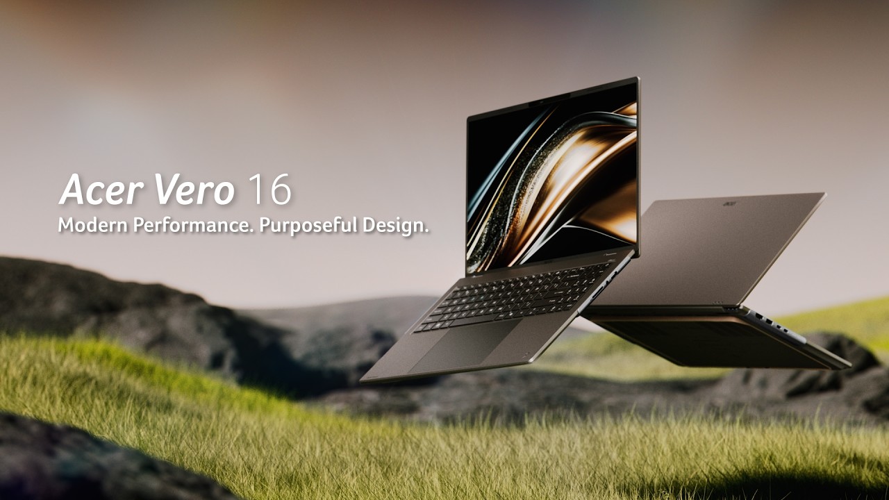 Acer Vero 16 | A Laptop Made for Reparability with Recycled Vero Aluminum Chassis