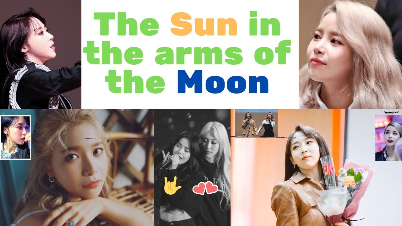 MoonByul & Solar (MoonSun) #1 The Sun in the arms of the Moon moments 2020 Mamamoo
