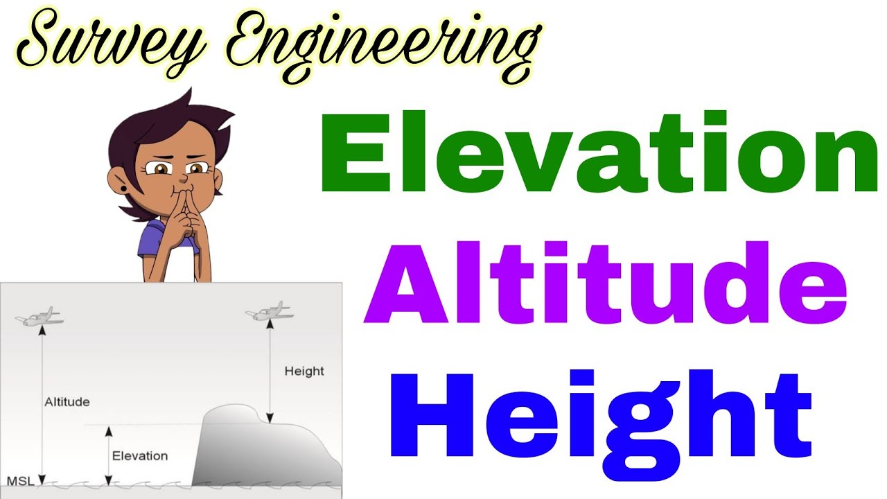 Altitude | Height | Elevation | difference 🤔🤔