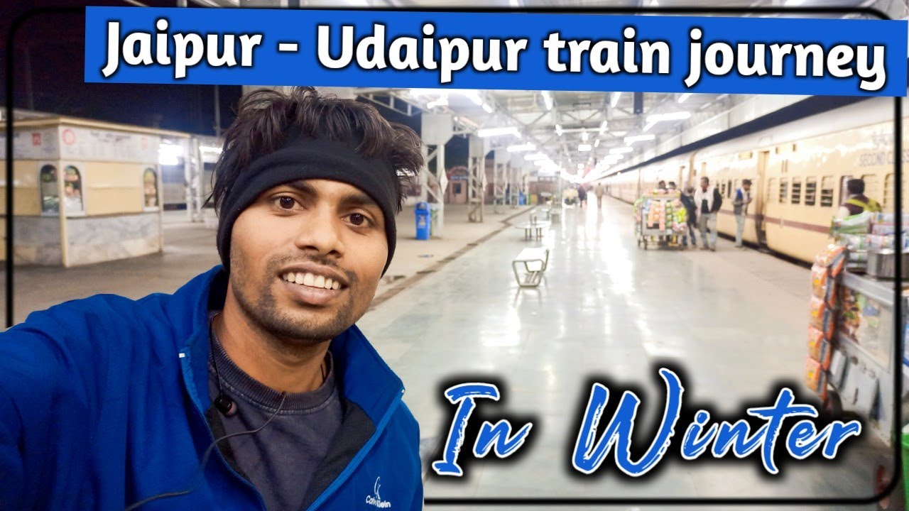 Jaipur udaipur train journey in 09721 Udaipur City special fare SF in winter 🥶 | Sharad travel vlogs