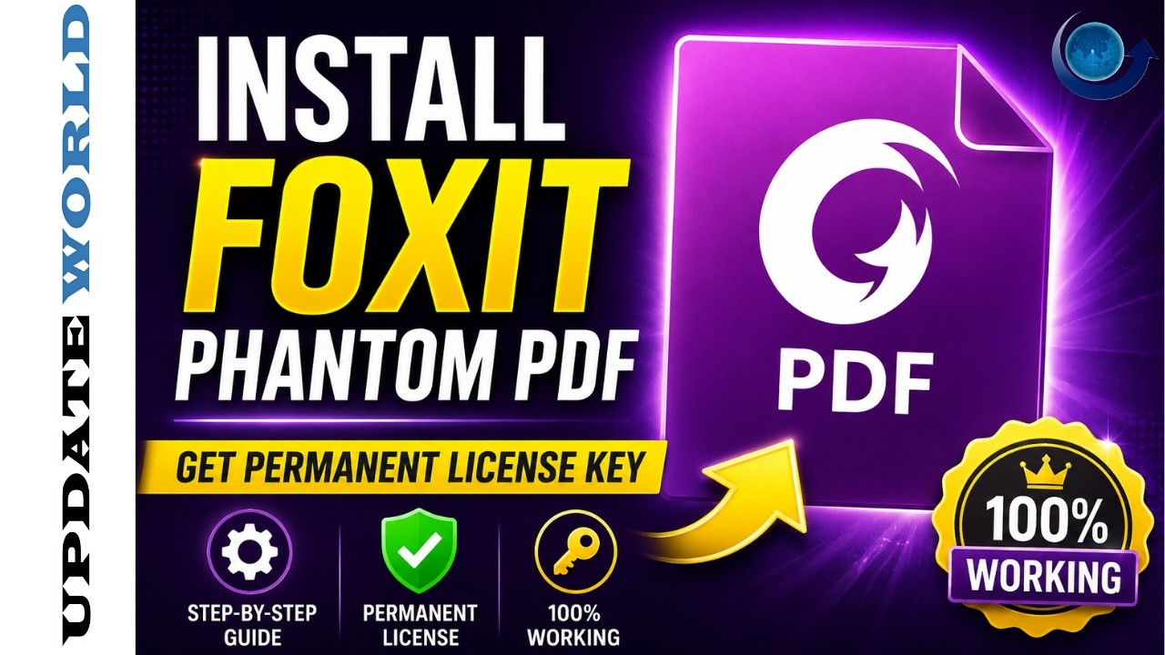 Install Foxit Phantom PDF & Get Permanent License Key (Step by Step Guide-Working 2025)
