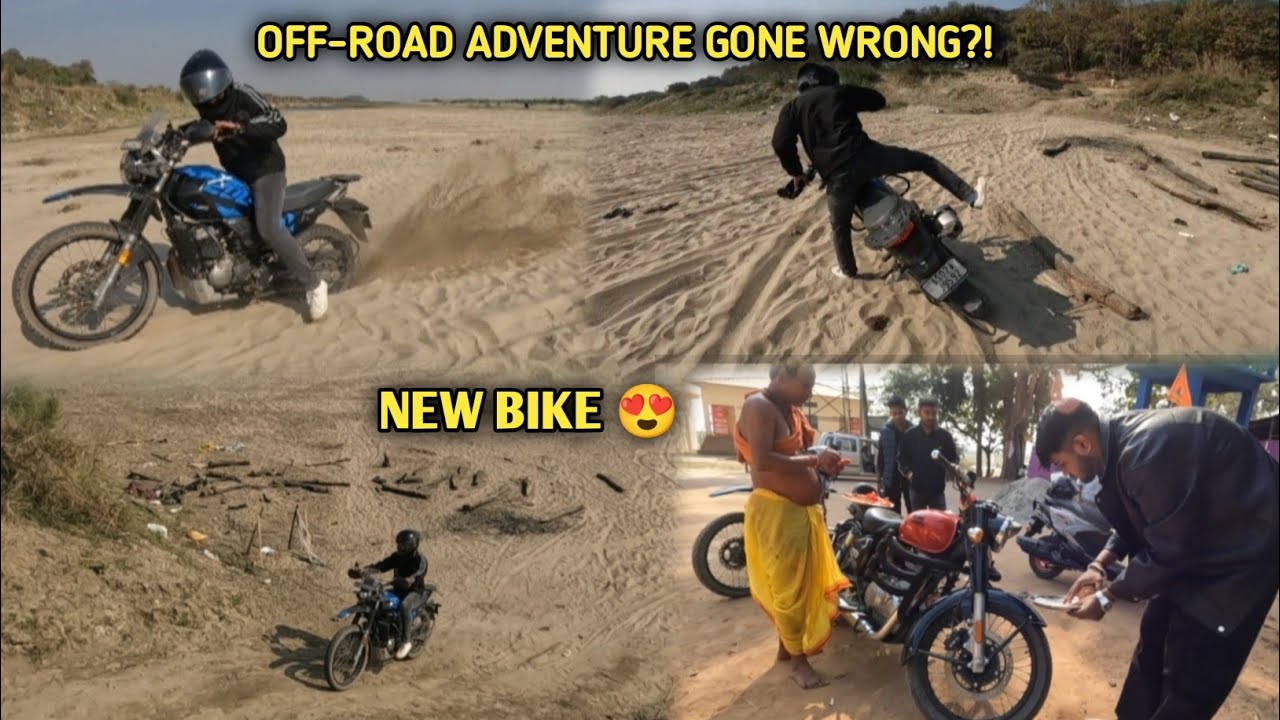 NEW BIKE LE K DIRECT DAKAR RALLY 😱 Off-road X-plus 200 VS Royal Enfield classic 350