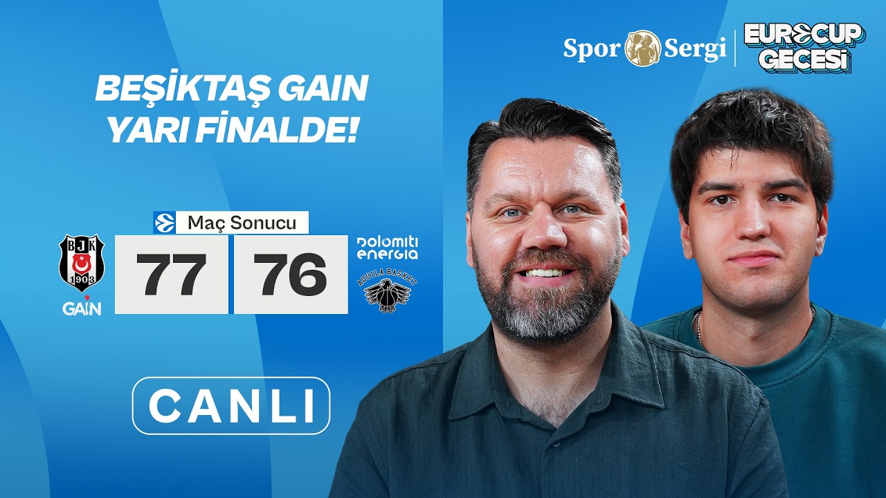BEŞİKTAŞ GAIN - TRENTO MAÇ SONU CANLI | Anıl Uysal, Niko Yenibayrak | Eurocup Gecesi