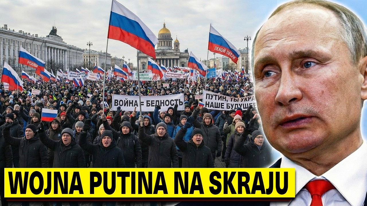 Rosjanie zwracają się przeciwko Putinowi: plan wojenny Moskwy IMPLODUJE—18 400 firm BANKRUTUJE