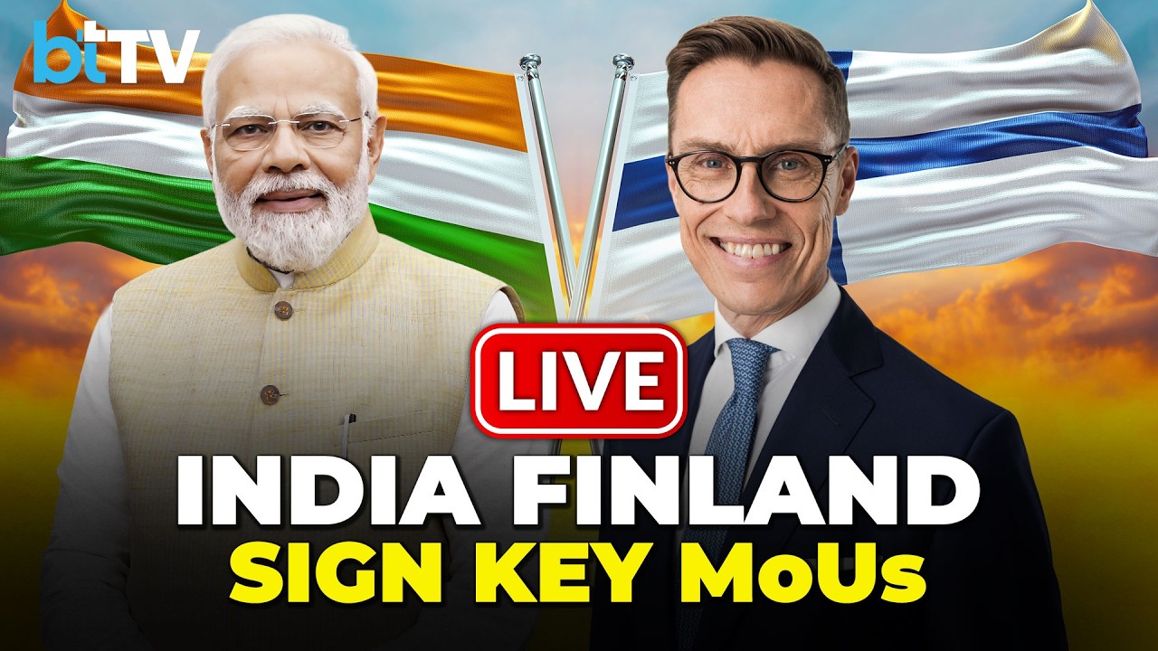 LIVE: India&ndash;Finland Sign Key MoUs; PM Narendra Modi, President Alexander Stubb Address Joint Press