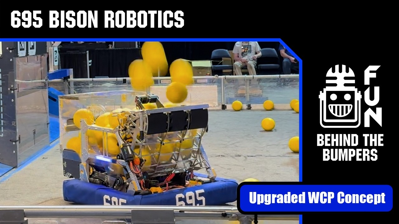 695 Bison Robotics | За кулисами | Робот FRC REBUILT
