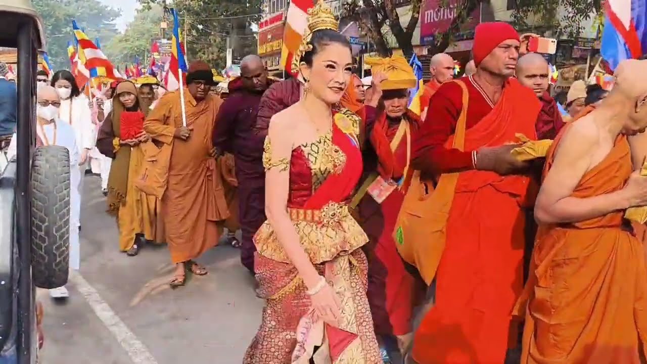 Bodhgaya International TPitaka chanting opening program Bodhgaya #mongsa #vlog #video part 2