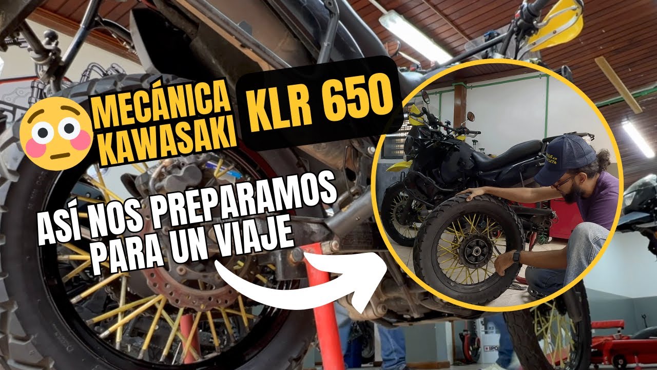 KLR 650 KAWASAKI 🛠️ MANTENIMIENTO y MECÁNICA ⚙️ para VIAJE MOTO 📍 VENEZUELA 🇻🇪