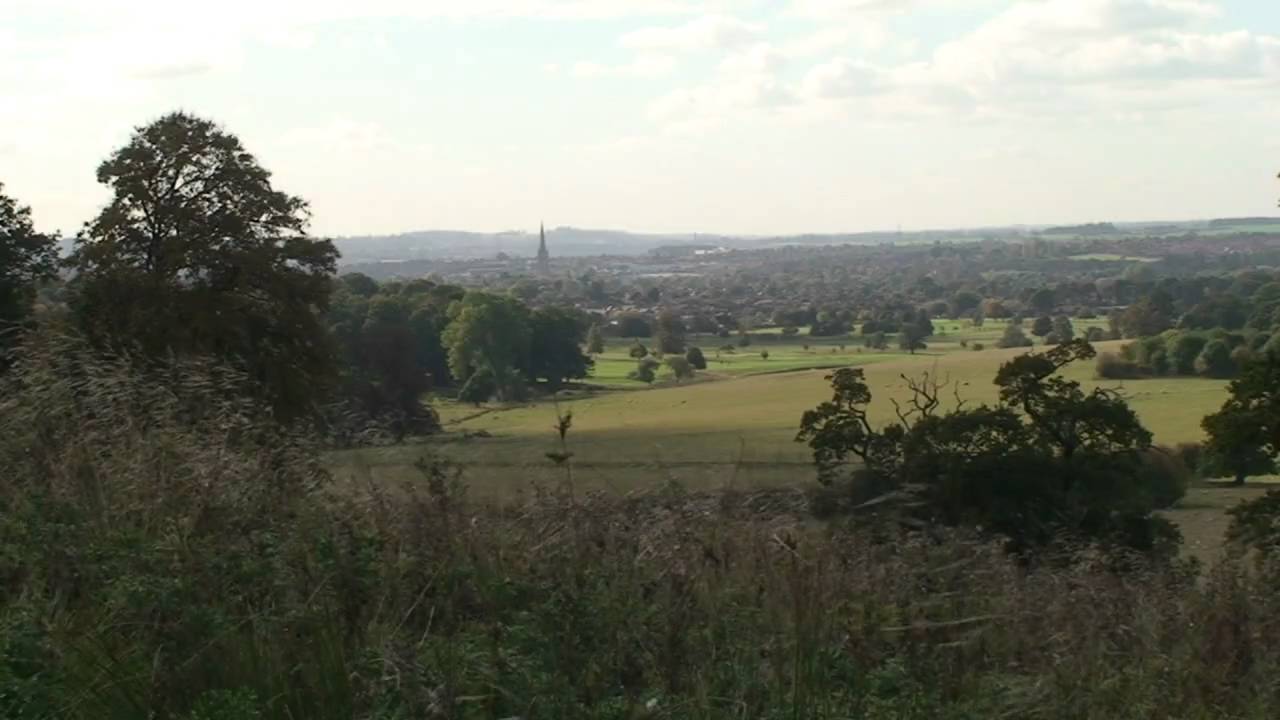 GRANTHAM from BELTON TOWER. Video Postcard 49.