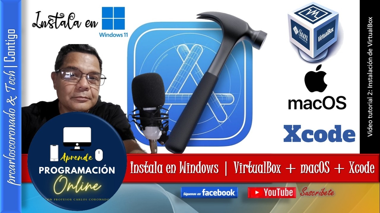 Instala en Windows: VirtualBox + macOS + Xcode | Instalación de VirtualBox