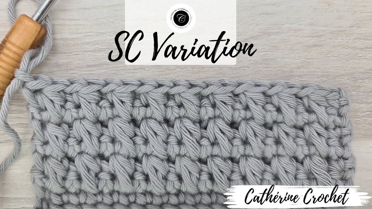 How to crochet - Single Crochet Variation