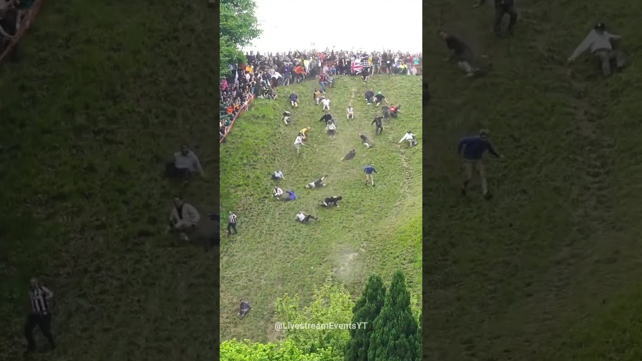 Brutal UK Cheese Rolling Race 2025