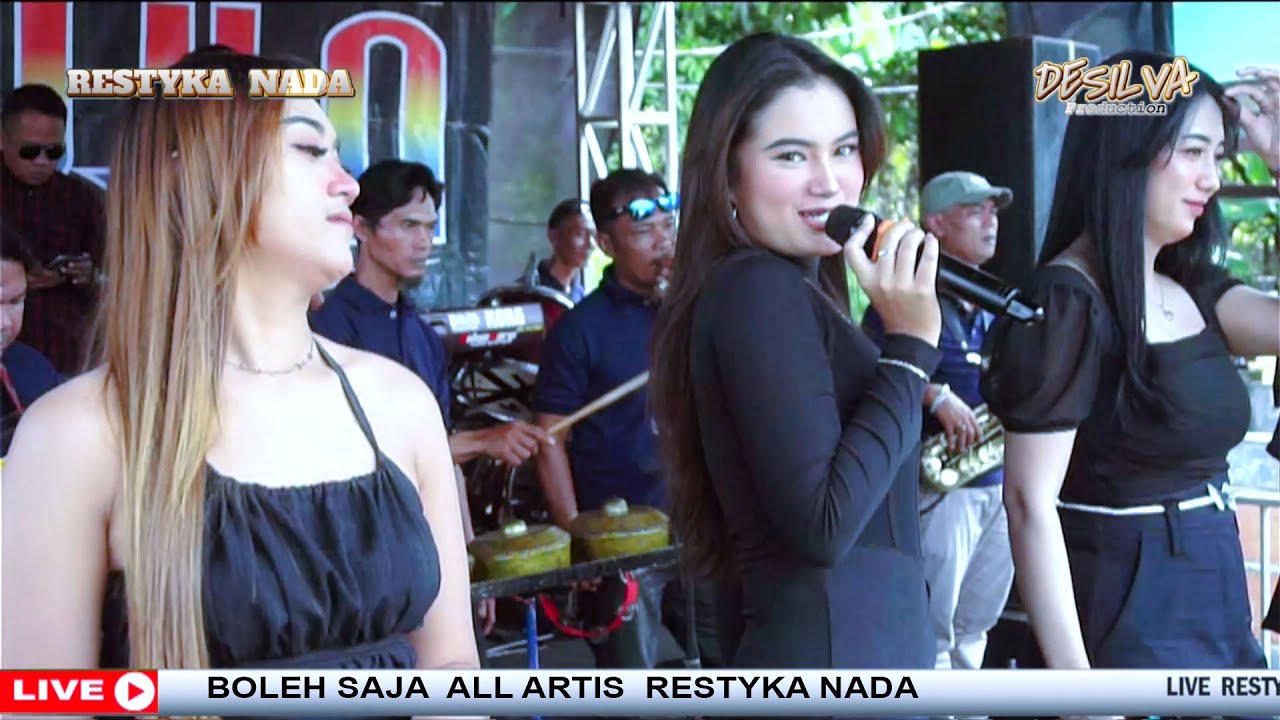 BOLEH SAJA - ALL ARTIS RESTYKA NADA -  LIVE CINENJO DESA ARGASARI TALAGA MAJALENGKA