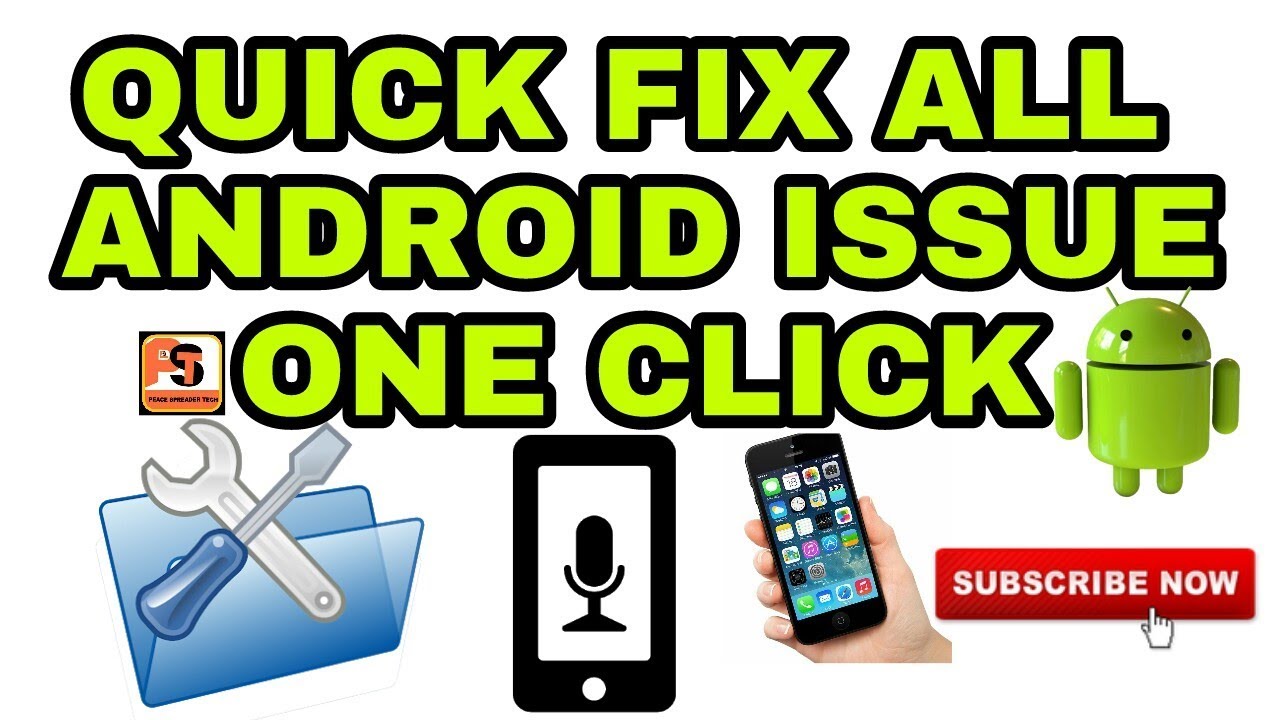 QUICK FIX ALL ANDROID ISSUES ONE CLICK