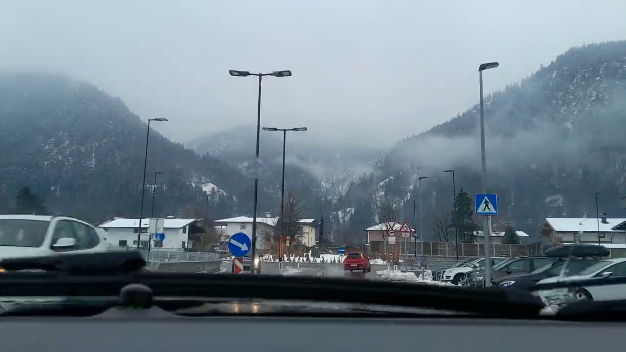 Kundl, Regentag, Autofahrt, Unterinntal, Tirol, Austria 