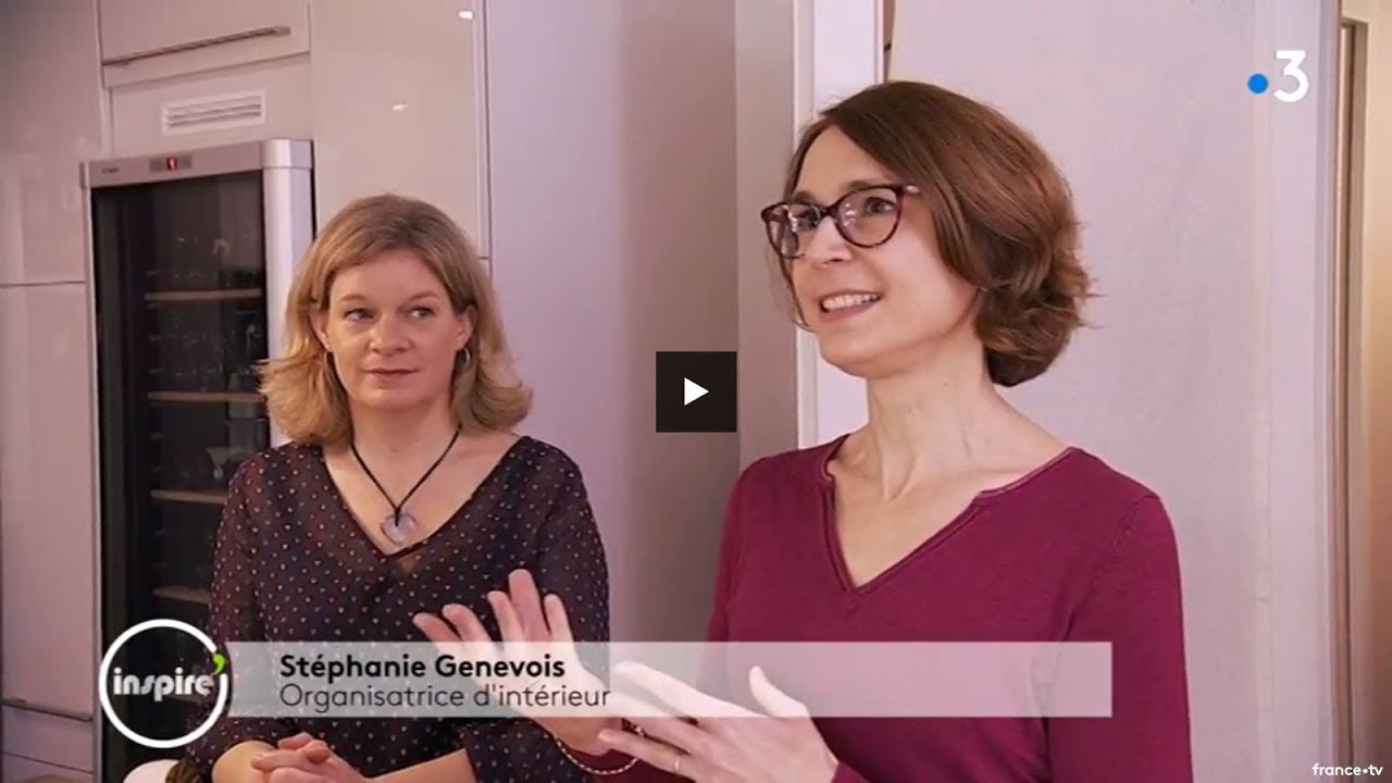 Rangez votre maison avec une Home Organiser - France 3 et Stéphanie Genevois de Bien-Etre Organisée