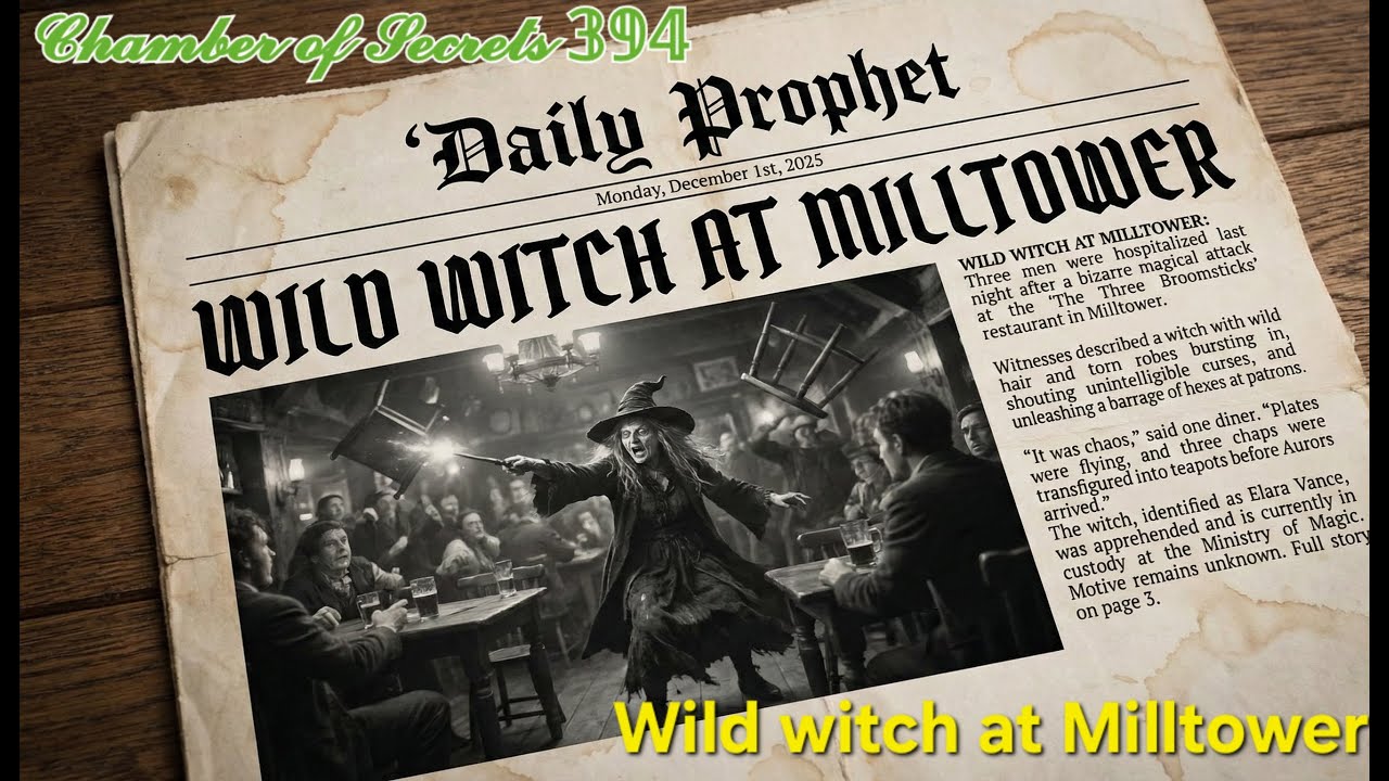 Potion Professor – Chapter 06 | News from the Daily Prophet 6️⃣ #severussnape #harrypotter #asmr