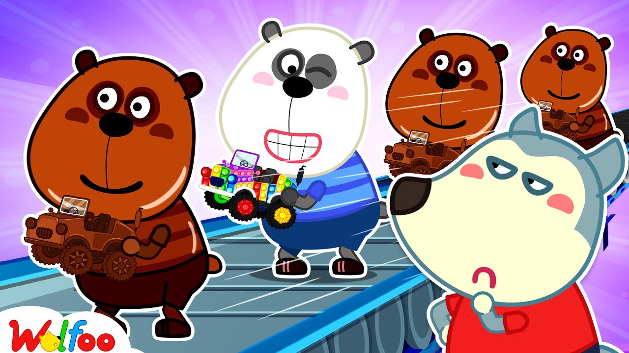 Wolfoo’s Toy Car Factory! 🚗 Which Friend Has the Coolest Jeep?