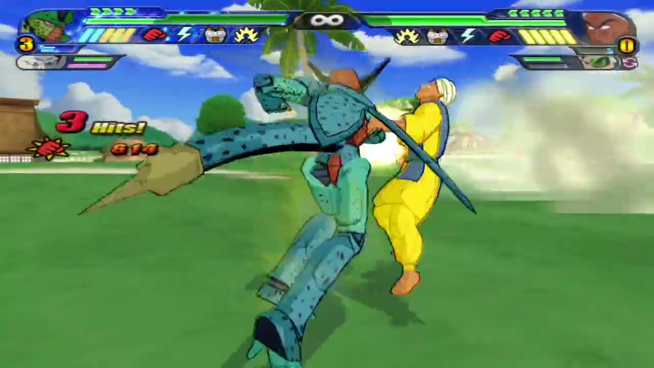 Dragon Ball Z Budokai Tenkaichi 3 5v5 CPU vs CPU (3 matches)