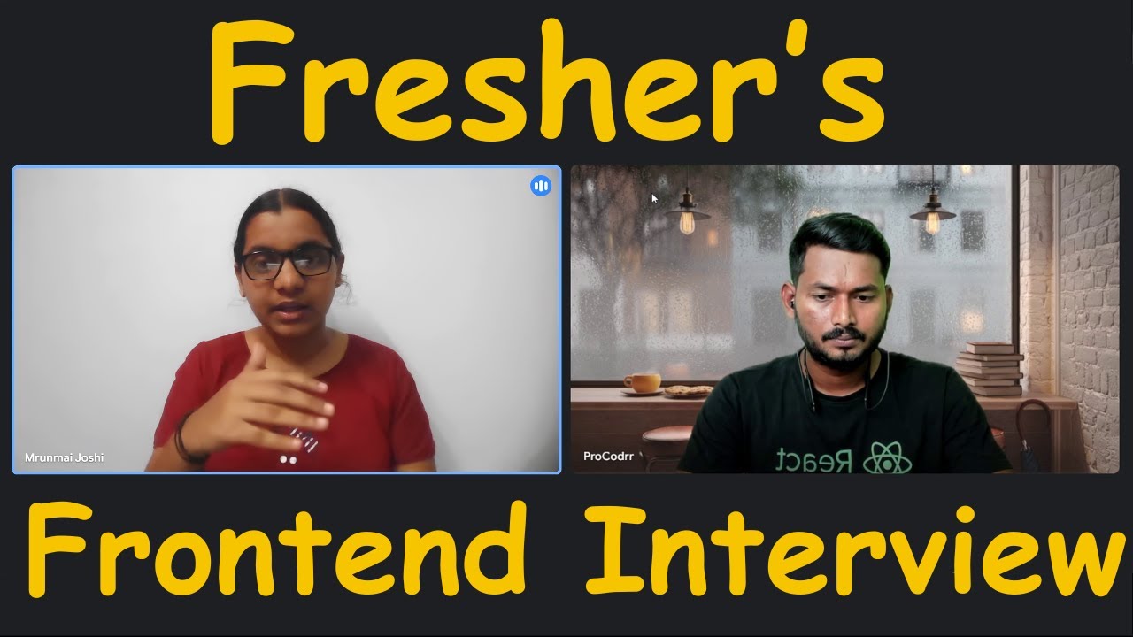 Fresher's Frontend Interview | HTML, CSS, and JavaScript | ProCodrr Mock Interviews