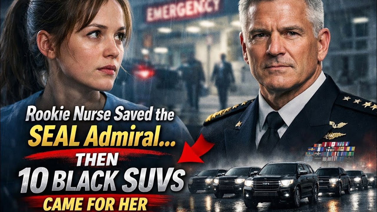 Rookie Nurse Saved the SEAL Admiral —10 Minutes Later, She Was Fired and Ten Black SUVs Came for Her