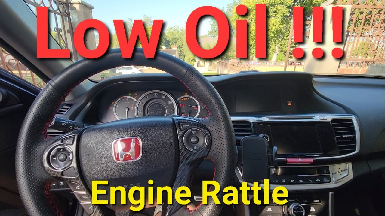 Low Engine Oil!!! (I ALMOST Destroyed My Car) Honda Accord, CR-V, Civic, TLX