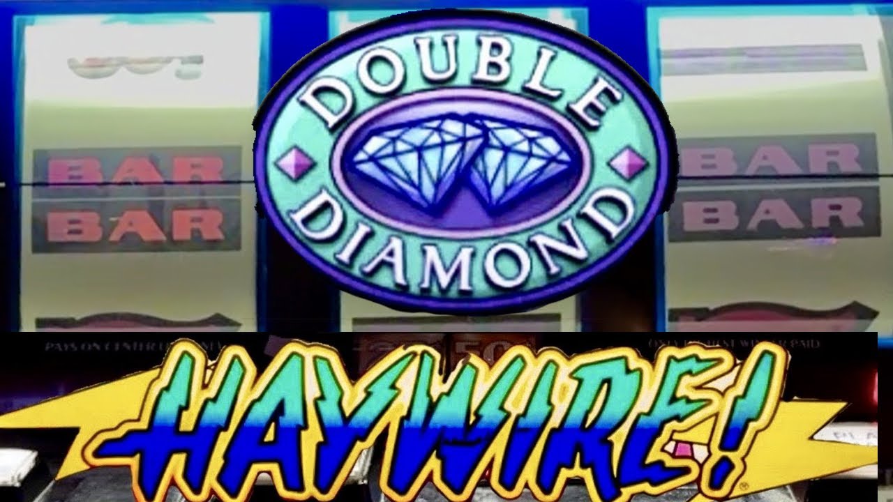 Double Diamond Goes Haywire! Classic Old School 3 Reel Casino Slot