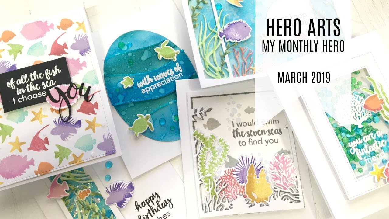 My Monthly Hero Kit / March 2019 / Hero Arts