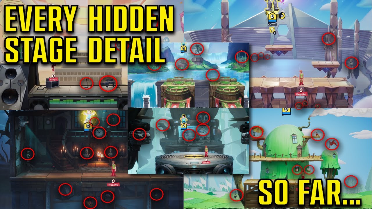 EVERY MultiVersus Stage Detail (...so far)