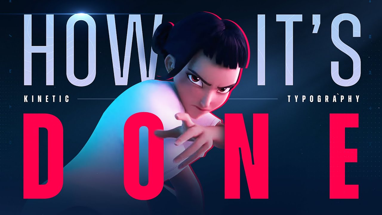 K-POP Demon Hunters - HOW IT'S DONE (모션그래픽│키네틱 타이포그래피)🎵