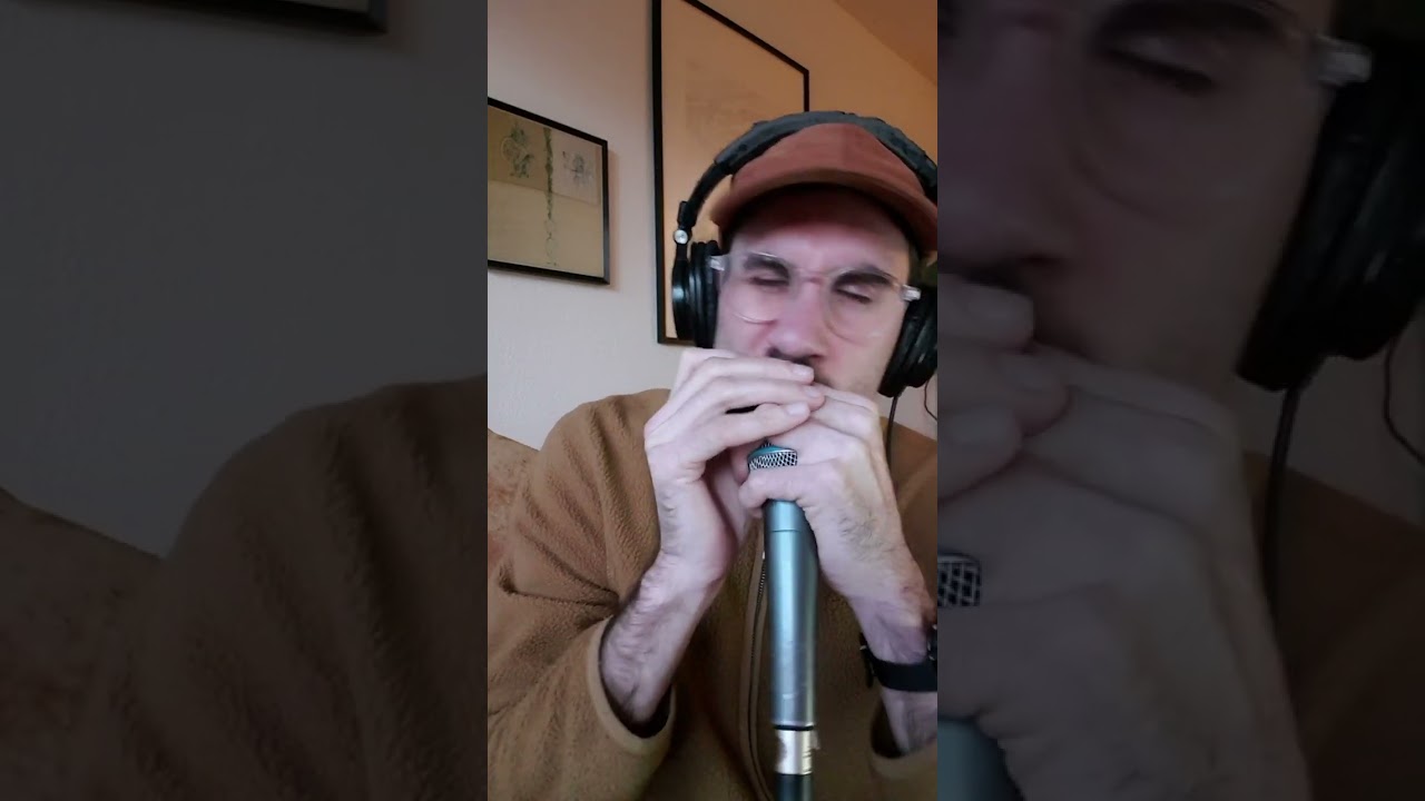 Blues harmonica in 5th position (B minor on a G harmonica)