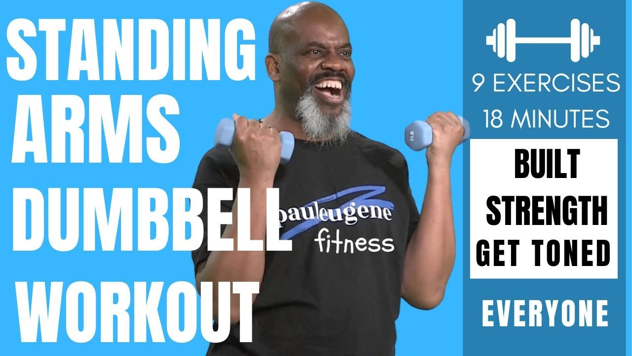 18 Minutes Standing Arms Dumbbell Workout | 9 Exercises to Strengthen & Tone Arms