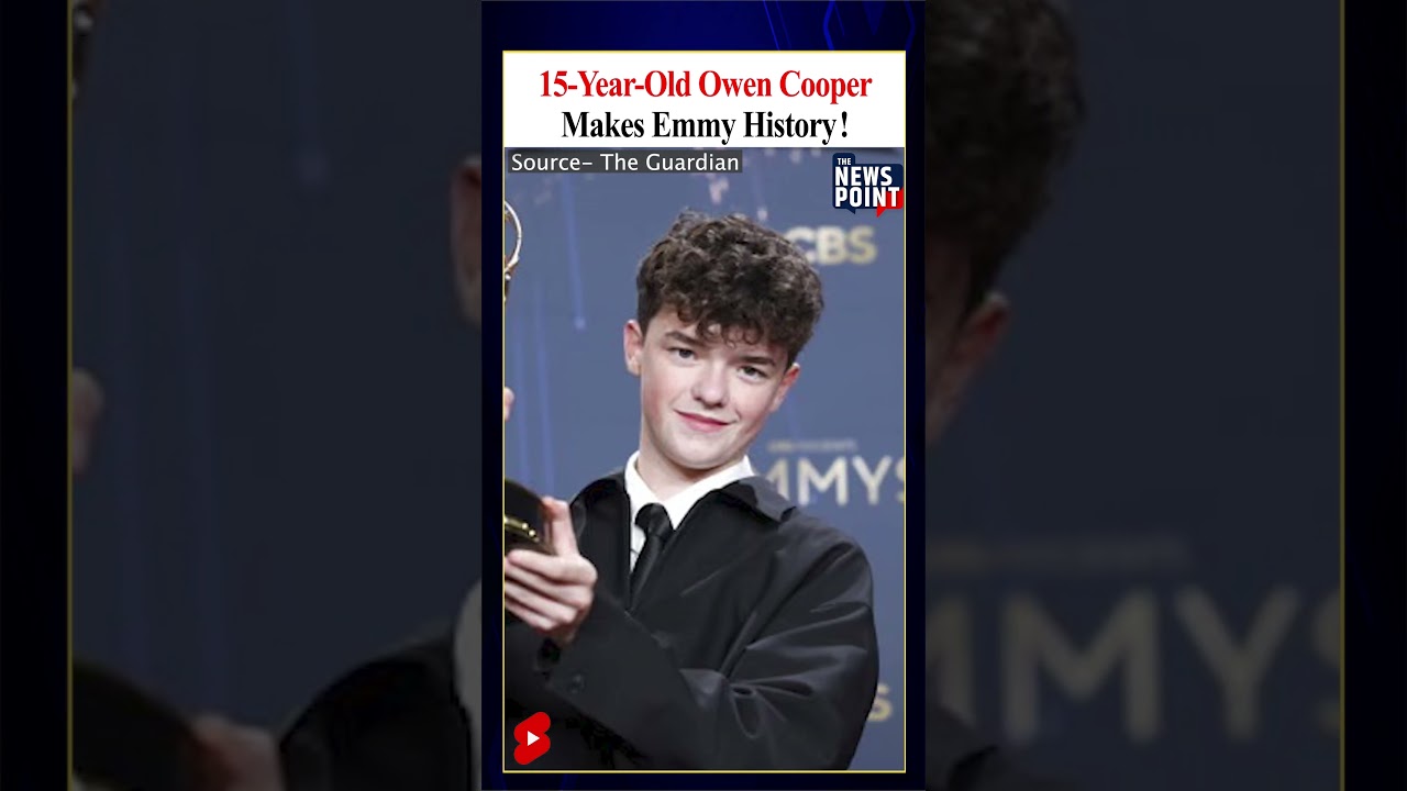 EMMY AWARDS: Owen Cooper Makes History 🎭🏆| Emmy Awards | TNP