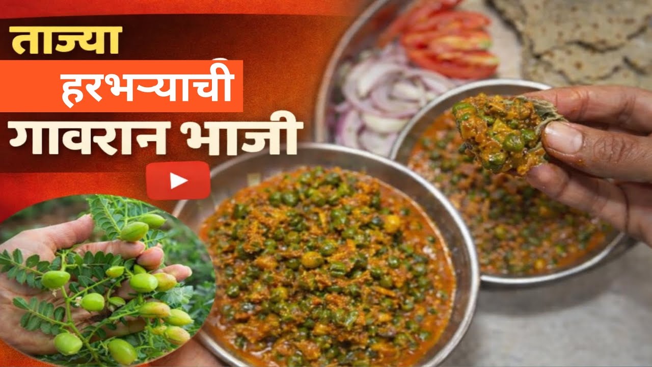 Harbhara Bhaji|शेतातल्या हरभऱ्याची लपथपि भाजी|चमचमीत आणि झटपट 