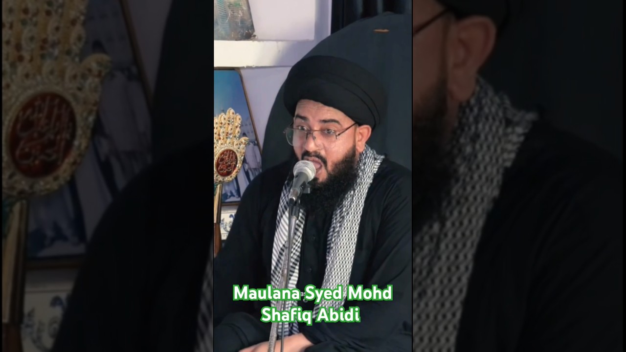 Ali as | Maulana Syed Mohd Shafiq Abidi Sb Lucknow #majlis #bayan