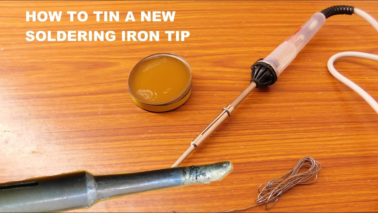 How to Tin A New Soldering Iron