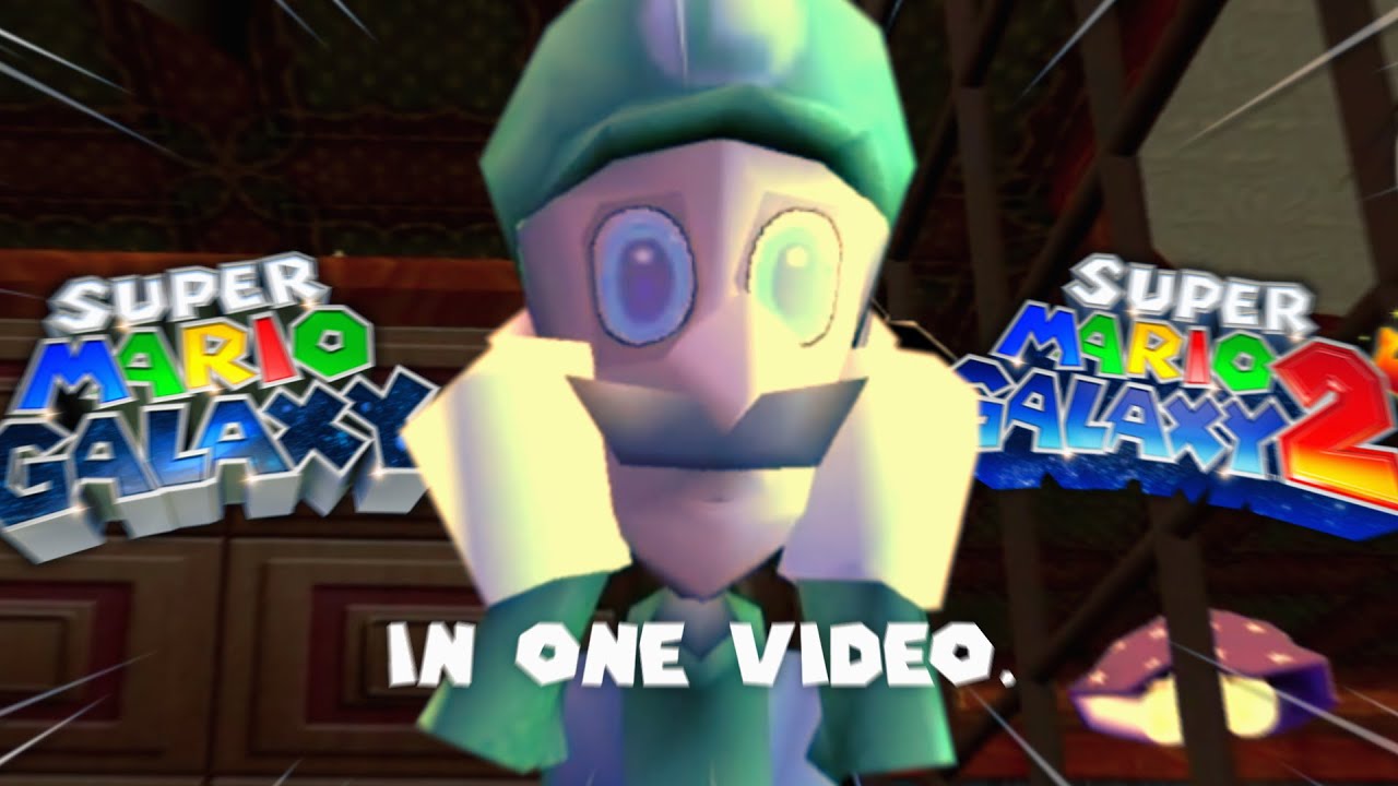 Я прошёл Super Mario Galaxy 1 и 2 в одном видео на YouTube.