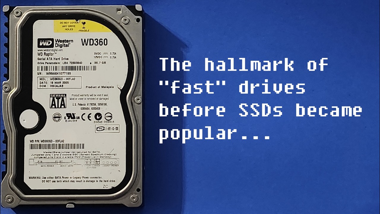 HDD Sounds: WD Raptor WD360GD-00FLA2