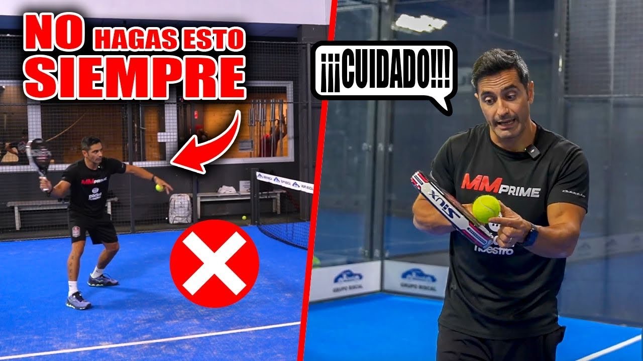 ⚠️CUIDADO si JUEGAS CORTADO en Pádel | Tutorial Técnico Táctico Mejora tu Pádel