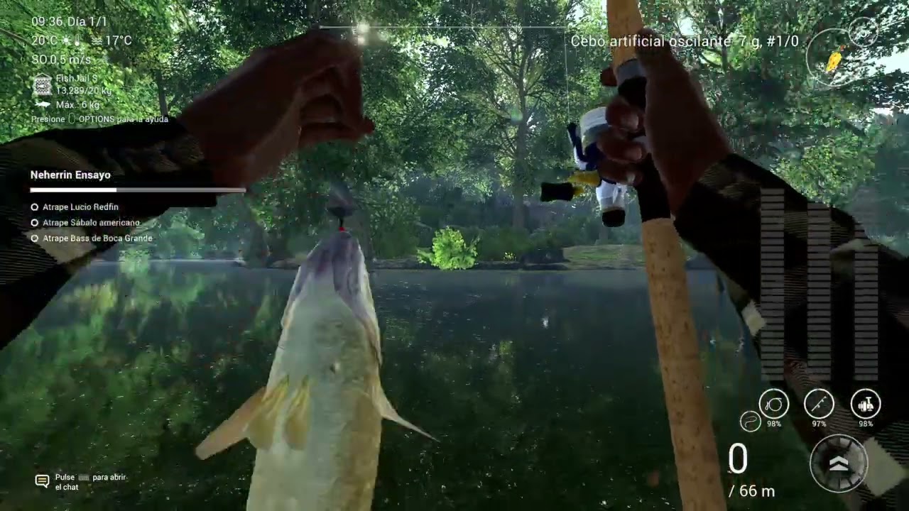 Rio Neherrin misiones exploracion II y ensayo#1 Fishing planet