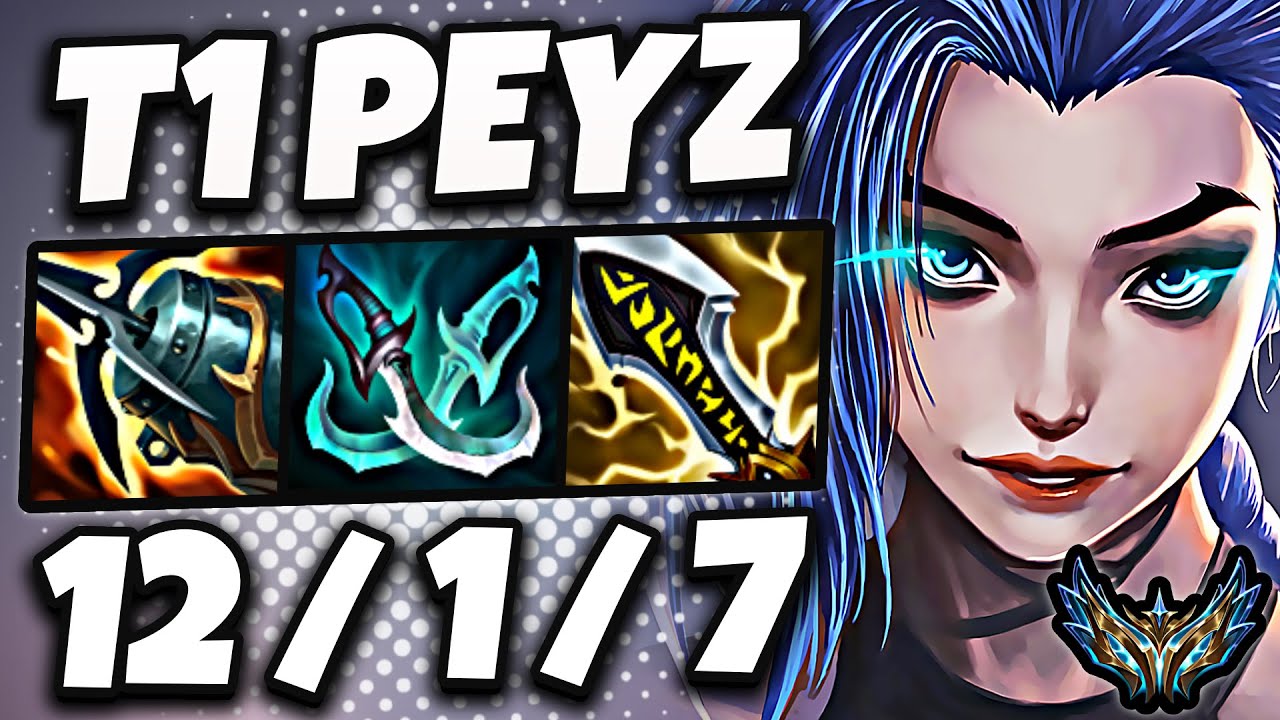 T1 Peyz Jinx vs Aphelios [ ADC ] Korea Challenger Patch 25.24