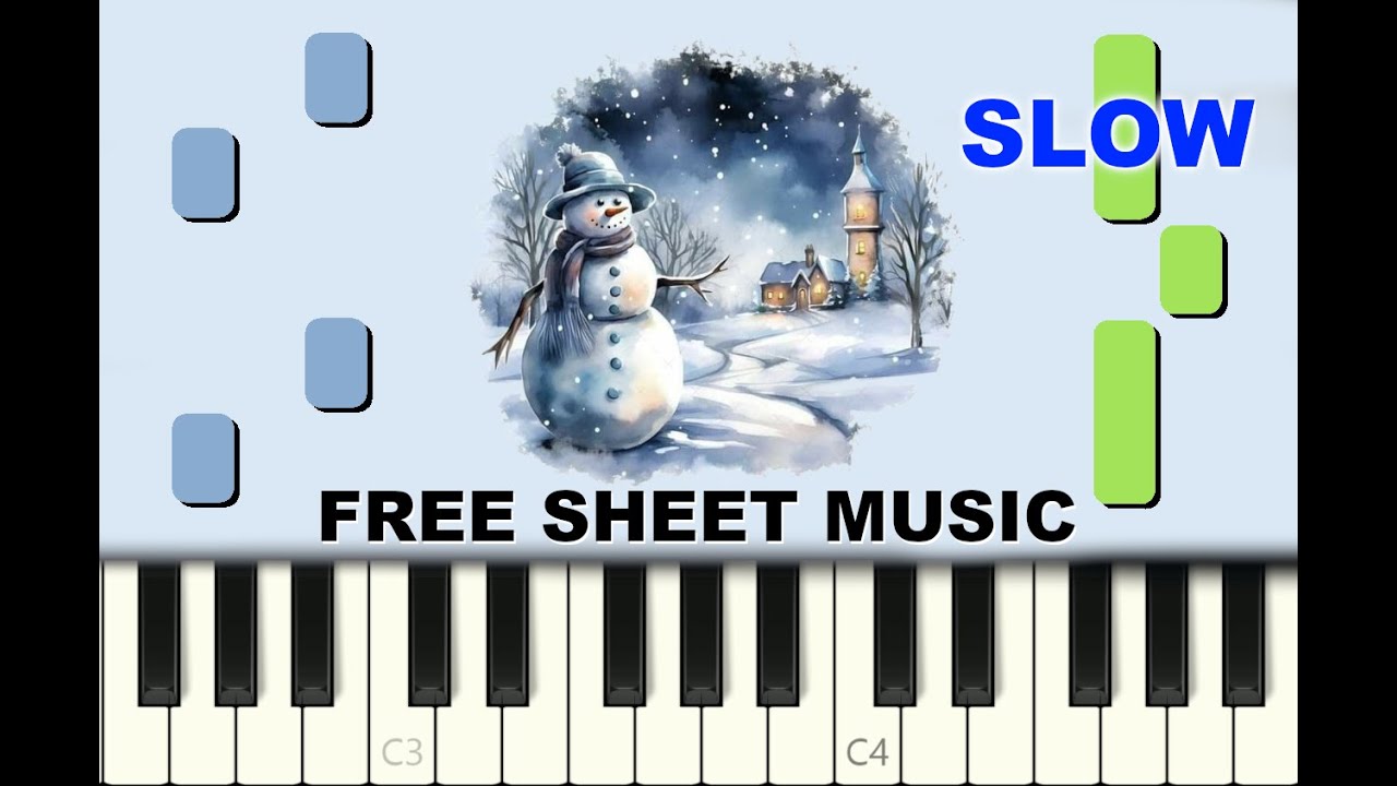 SLOW piano tutorial 